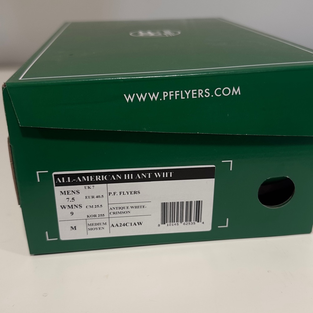 P.F. Flyers unisex Beige High-Top Sneakers - Picture 5 of 5